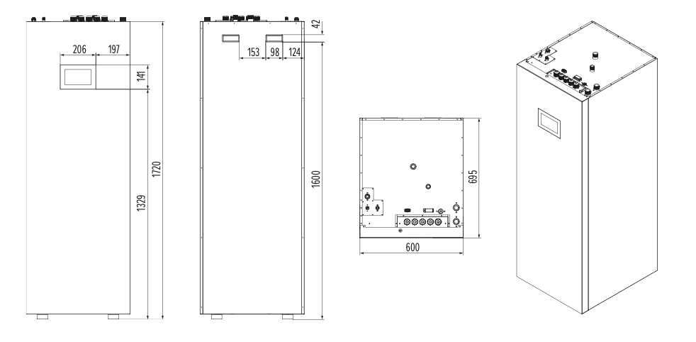 MyCond BeeSmart All-in-One Dimenzije - 1