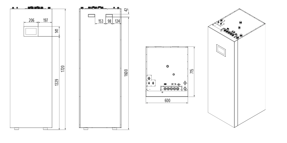 MyCond BeeSmart All-in-One Dimenzije - 2