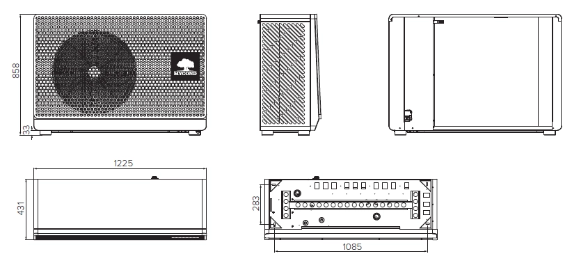 MyCond BeeSmart All-in-One Dimenzije - 3