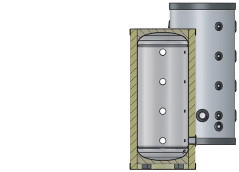 MyCond MBT 80 in MBT 100 Diagram varovalne posode, ki prikazuje optimizacijo energije.