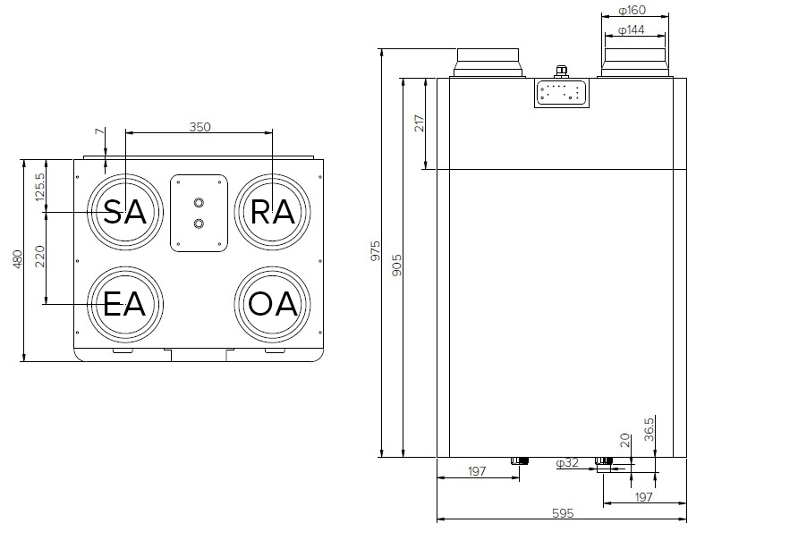 MyCond MCFA Splošne dimenzije - 1