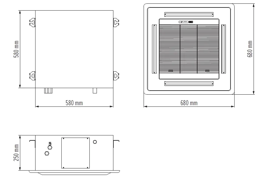 MyCond MCFK-A2/4 skupne dimenzije - 1