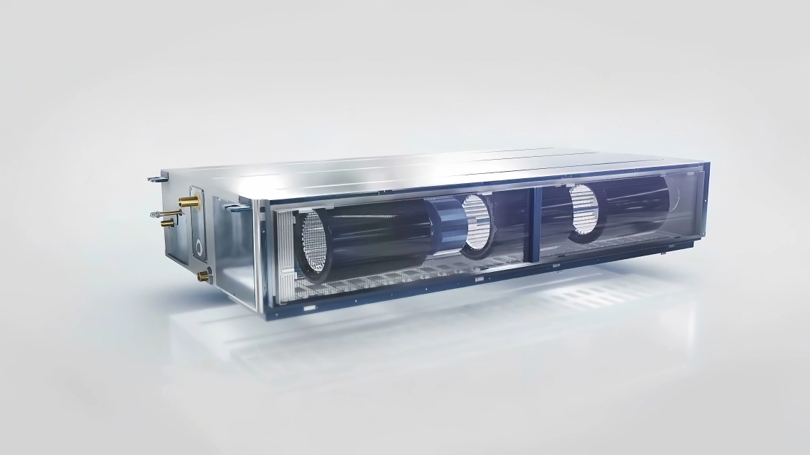 Kompaktna zasnova kanala MyCond Medium ESP z dvojnim ventilatorjem