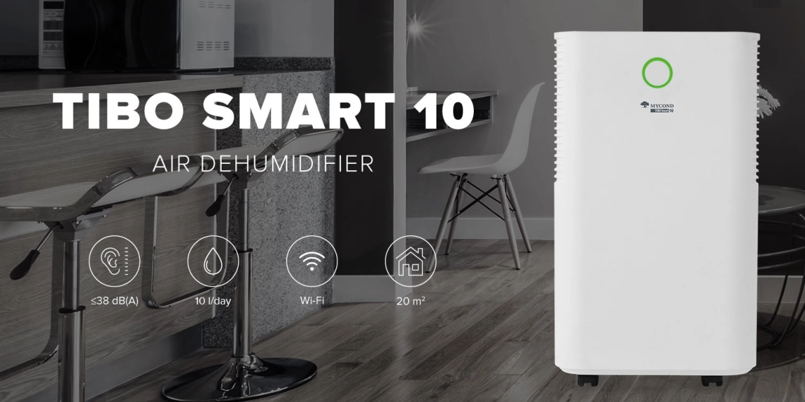 MyCond TIBO Smart 10 z nadzorom prek Wi-Fi in nizko ravnjo hrupa