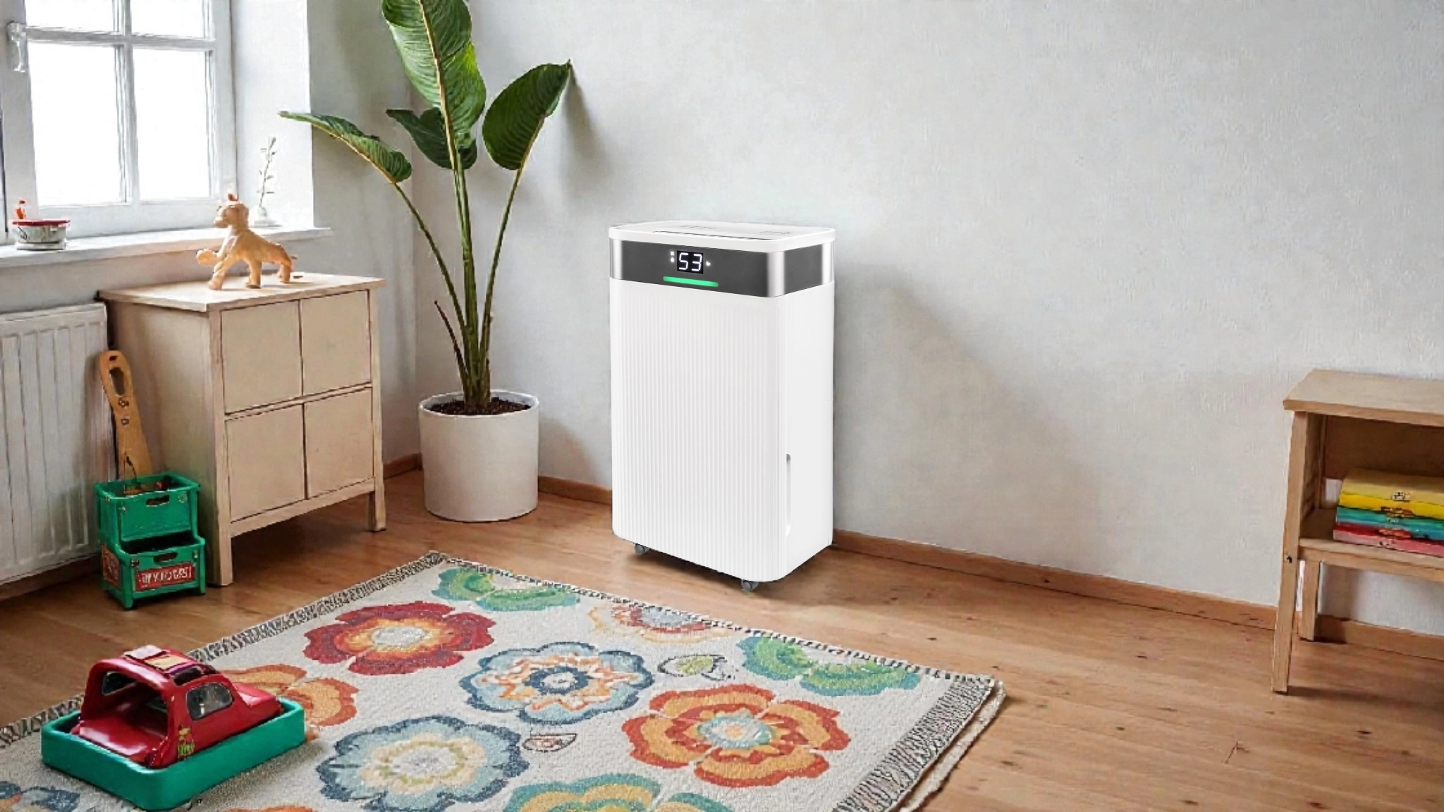 Gospodinjski razvlaževalnik za kuhinjo z avto odtaljevanjem, ekološki Tibo Eco 12