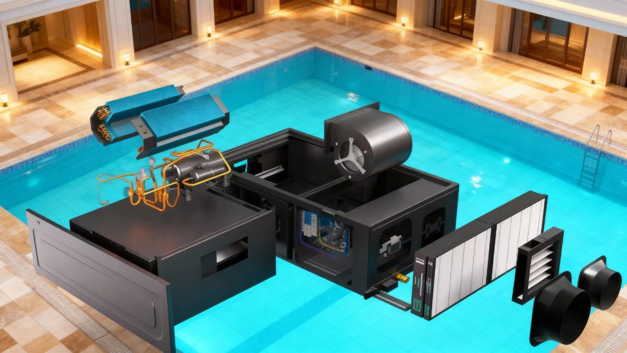 Kanalski razvlaževalec za bazene nadzor vlage Mycond MSHAC