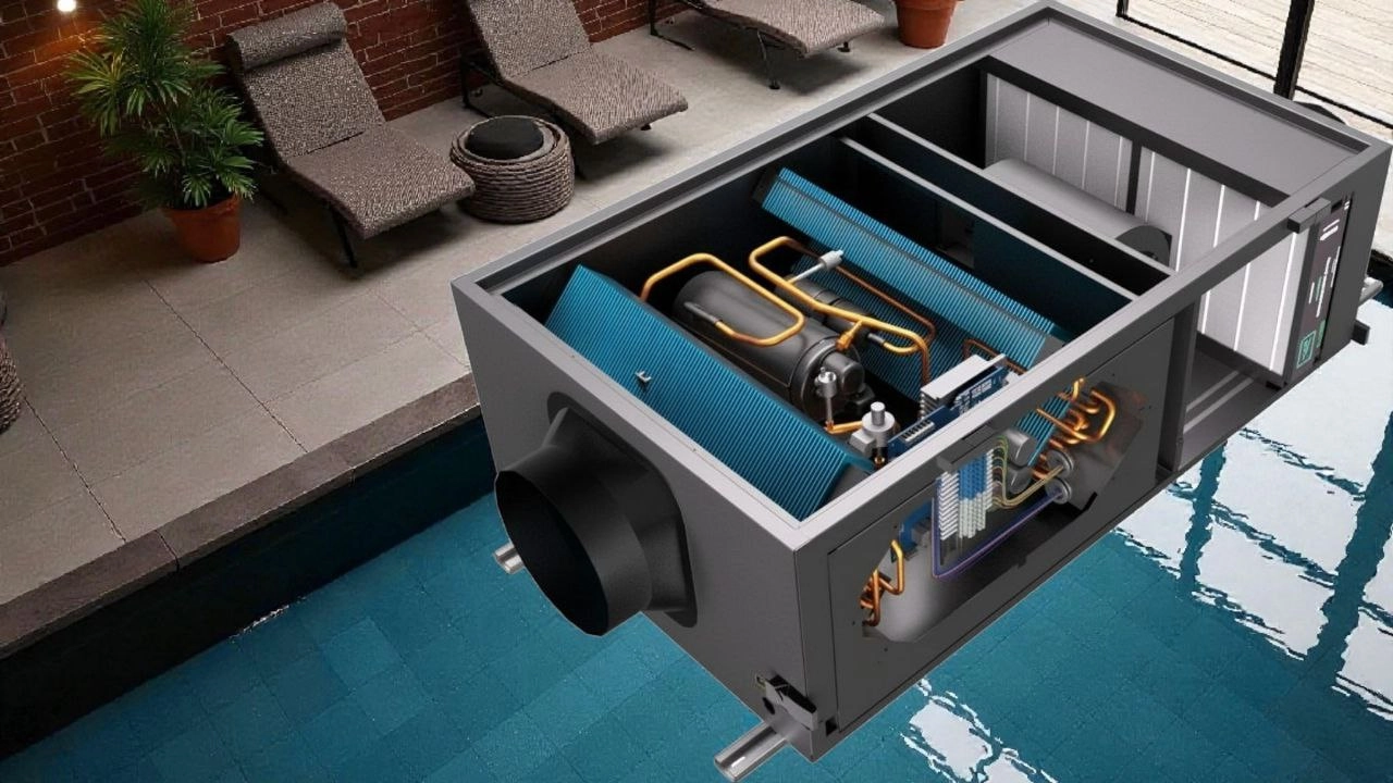 Kanalski razvlaževalec za bazene samodejno vklop Mycond MSHAC