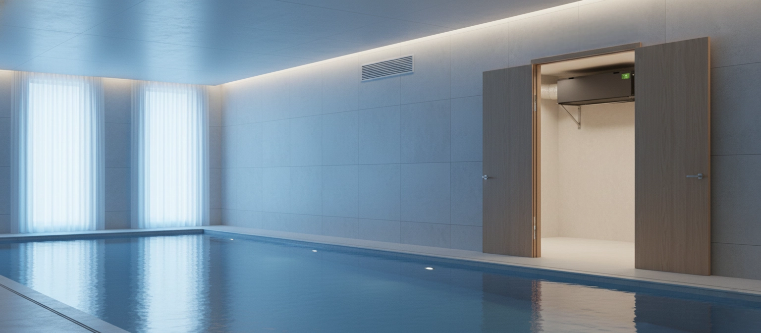 Kanalski razvlaževalnik za bazene: čista in suha atmosfera Mycond MSHAC