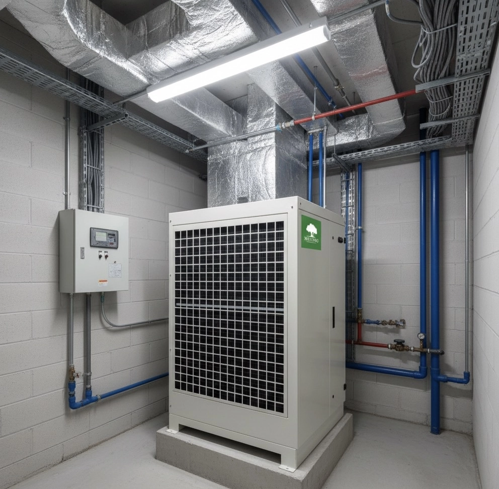 Razvlaževalnik zraka z opcijo ogrevanja zraka v kombiniranem načinu Mycond MID MSP