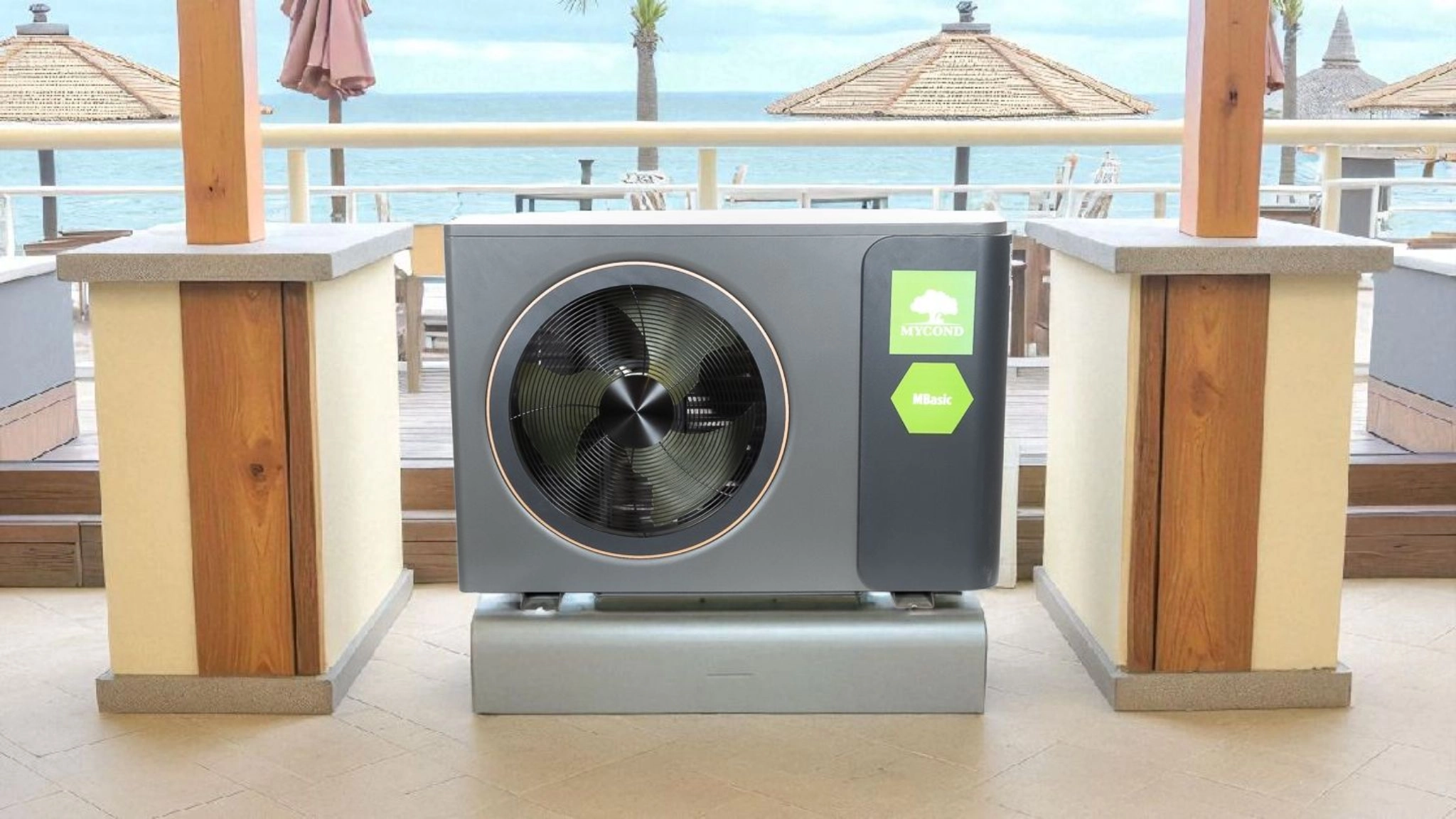 Toplotna črpalka za ogrevanje pri nizkih temperaturah do -25°C Mycond MBasic