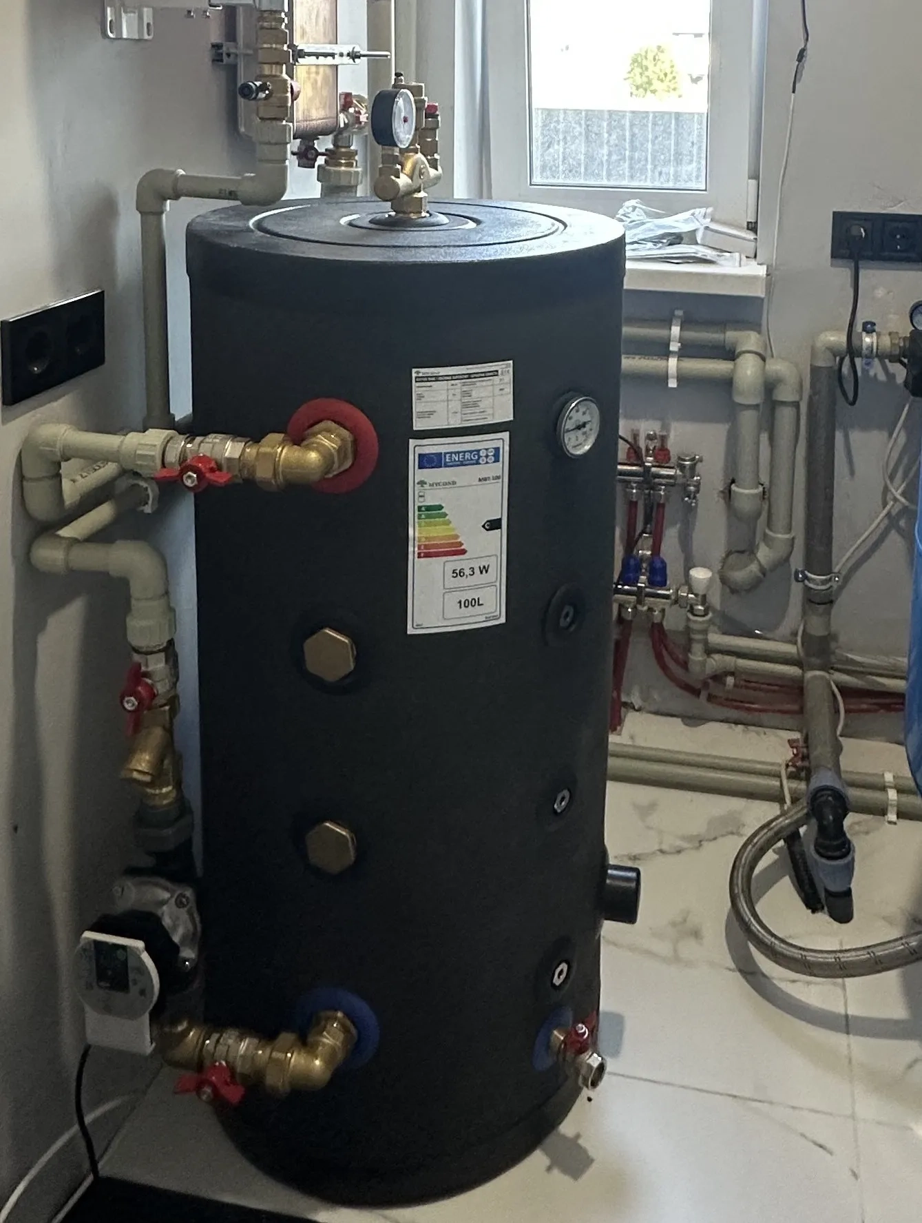 Zasebna hiša s toplotno črpalko Mycond MBasic