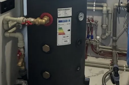 Zasebna hiša s toplotno črpalko Mycond MBasic