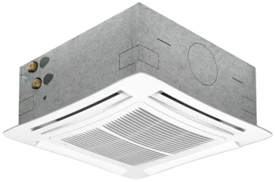 Štirismerna kasetna ventilatorska spiralna enota serije TopLine