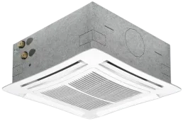 Štirismerna kasetna ventilatorska spiralna enota serije TopLine