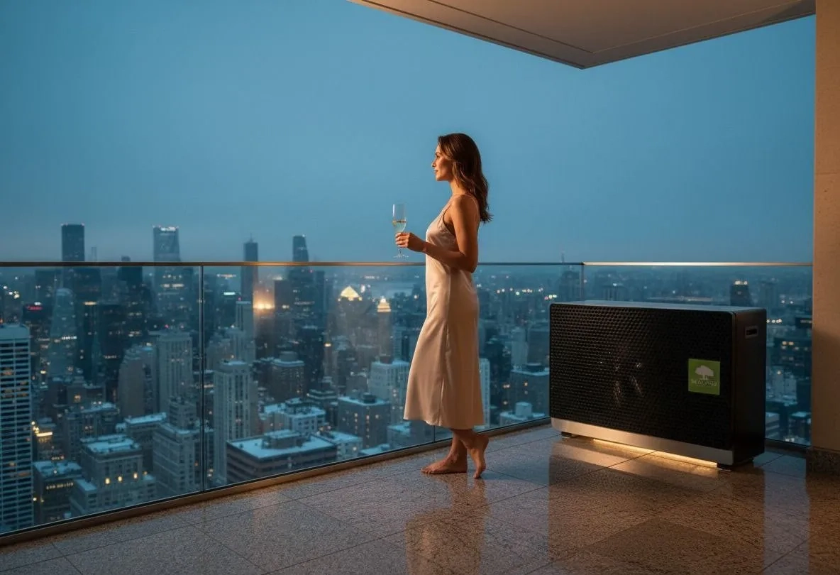 Toplotna črpalka BeeSmart: varčno ogrevanje in hlajenje stanovanja s fancoili